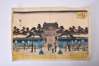 Lot 276 - Utagawa Hiroshige (1797-1858), eleven woodblock prints