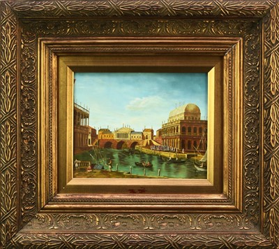 Lot 326 - Johnny Gaston (b.1955) A Pair of Venetian Canal Scenes