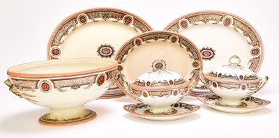 Lot 28 - John Dimmock & Co. Victorian dinner service