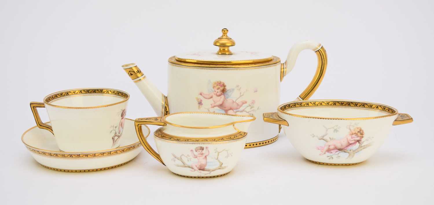Lot 74 - A Minton tea service by Anton Boullemeir, circa 1878