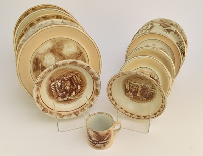 Lot 59 - WW1 related Grimwades 'Bruce Bairnsfather' plates, bowls and a mug