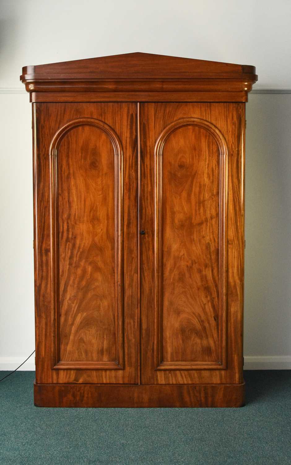 Lot 248 - A Victorian mahogany armoire