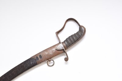 Lot 154 - British Flank Officer's sabre, early 19th century