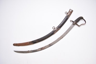 Lot 154 - British Flank Officer's sabre, early 19th century