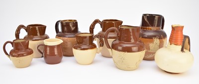 Lot 32 - A group of jugs including Doulton Lambeth and Salopian