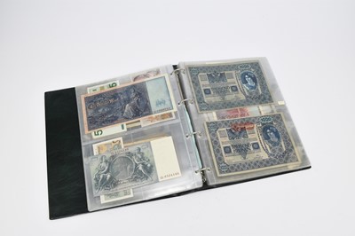 Lot 237 - An album containing 113 all world banknotes