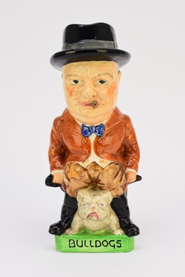 Lot 125 - Burleigh Ware Winston Churchill character jug, circa 1940s