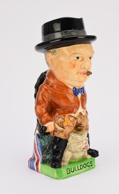 Lot 125 - Burleigh Ware Winston Churchill character jug, circa 1940s