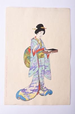 Lot 281 - Toyohara Chikanobu (1838-1912), a collection of twelve woodblock prints