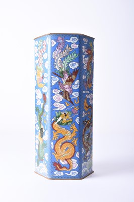 Lot 96 - A Chinese cloisonne vase, 19th century