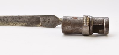 Lot 141 - French M1777 socket bayonet