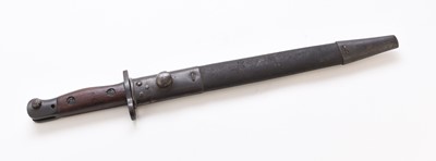 Lot 142 - WW2 Short 1907 Pattern Indian SMLE Bayonet, No. 1 Mk2.