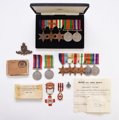 Lot 130 - Mixed group of medals