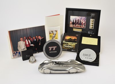 Lot 546 - A collection of automotive memorabilia relating to Audi and other marques