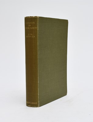 Lot 39 - KEYNES, John Maynard, Essays in Persuasion, 1st edition 1931. Bookplates on pastedowns.