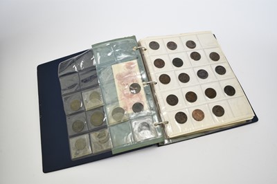 Lot 257 - An album containing approximately 350 UK Silver, Cupro-nickel Copper and Bronze coinage (quantity)