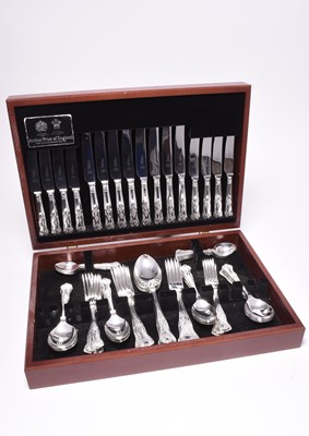 Lot 83 - A canteen of 'Arthur Price' Kings pattern silver plated cutlery