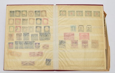 Lot 155 - World accumulation of stamps in ten albums.