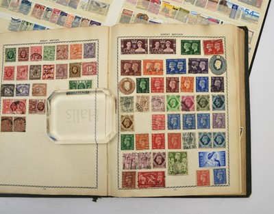 Lot 155 - World accumulation of stamps in ten albums.