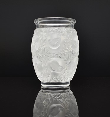 Lot 154 - A Lalique Bagatelle vase, post-war