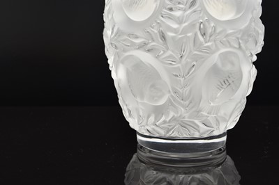 Lot 154 - A Lalique Bagatelle vase, post-war