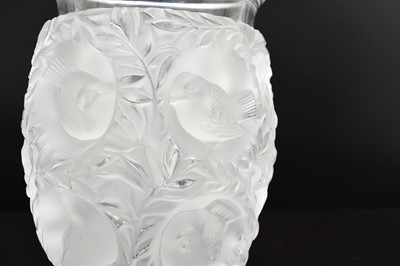 Lot 154 - A Lalique Bagatelle vase, post-war