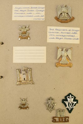 Lot 95 - 56 British Military cap badges