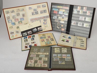 Lot 185 - Great Britain collection of mint stamps in five stock books 1969-2002. Contains mint decimal commemoratives with face value of £300+.