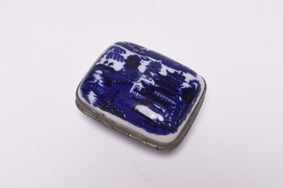 Lot 98 - Seven Royal Doulton 'Dogs of Character' and a willow pattern box