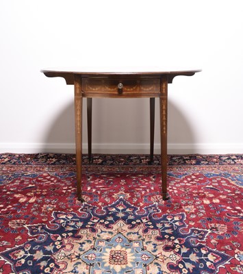 Lot 230 - A Regency inlaid mahogany Pembroke table