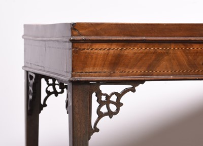 Lot 229 - A Regency inlaid mahogany silver table