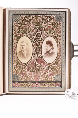 Lot 31 - VICTORIAN PHOTOGRAPHS ALBUMS. A collection of 8 albums,  in all over 500 photographs (8) (box)