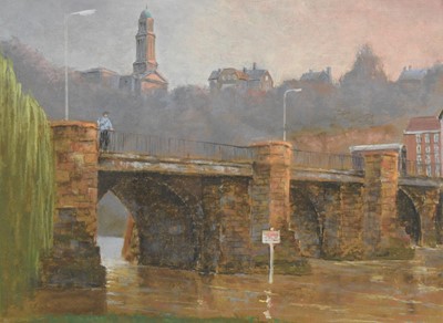 Lot 313 - Michael R Clarke (20th Century) Bridgnorth Old Bridge