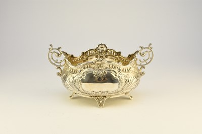 Lot 9 - A Victorian silver two handled dish