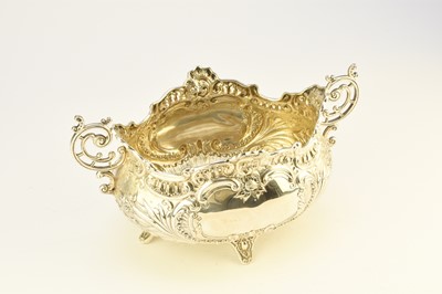 Lot 9 - A Victorian silver two handled dish