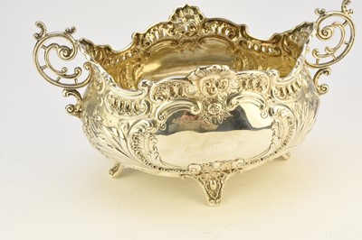 Lot 9 - A Victorian silver two handled dish