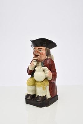 Lot 112 - A Wood family toby jug, late 18th century