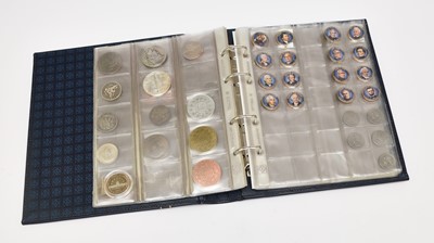 Lot 242 - An album containing a collection of approximately 63 USA silver cupro-nickel and bronze coinage.