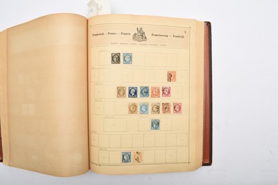 Lot 177 - Collection of Europe (incl GB) stamps in large leather trimmed album covering issues to 1970s.