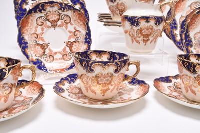Lot 17 - An Aynsley imari tea service, circa 1900-1910