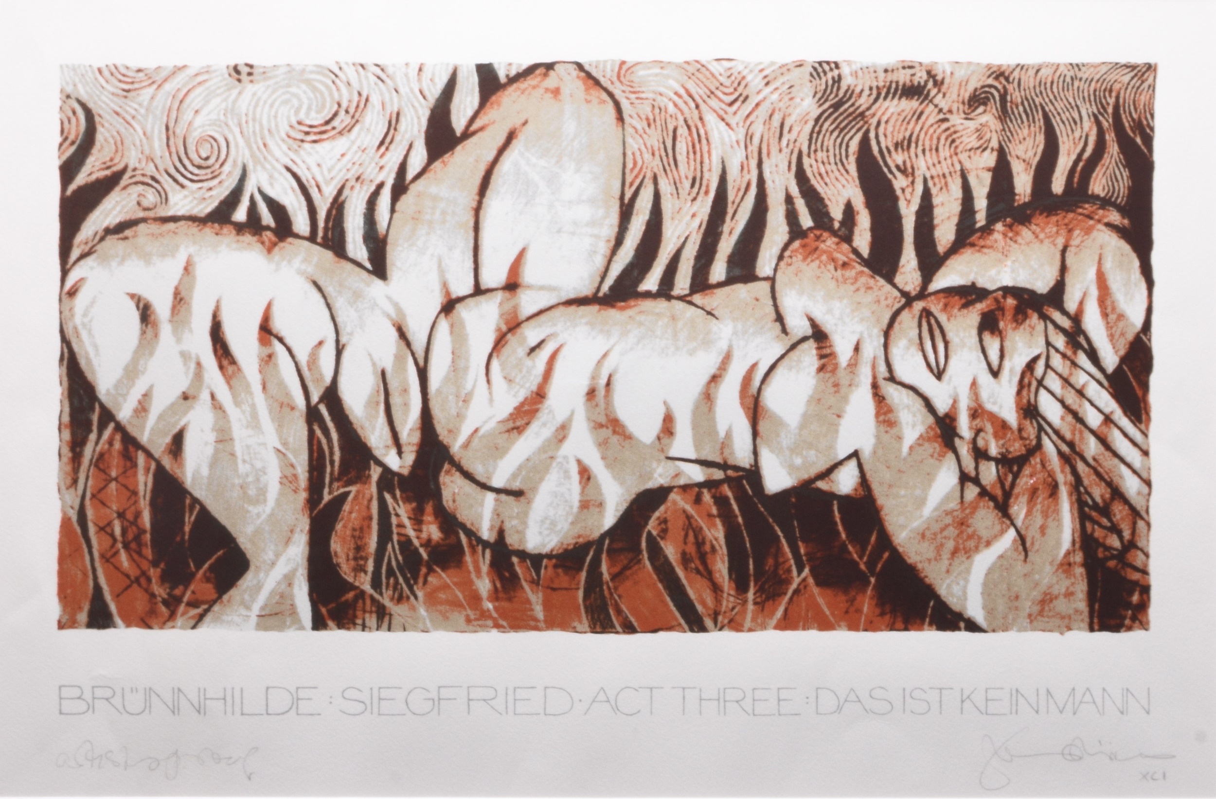 Lot 84 Tom Phillips CBE RA (19372022) Brunnhilde