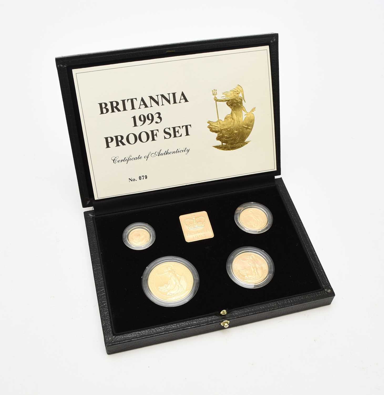 278 - Royal Mint - Britannia 1993 - Gold Proof set of four coins