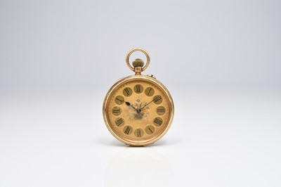 Lot 54 - A lady's 18ct gold open face pocket watch