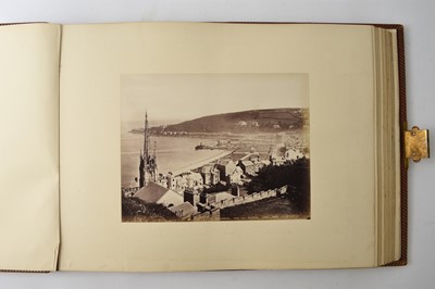 Lot 29 - LARGE PHOTOGRAPH ALBUM by James Valentine of Dundee