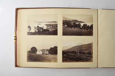 Lot 29 - LARGE PHOTOGRAPH ALBUM by James Valentine of Dundee