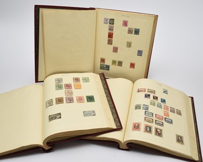 Lot 173 - World collection of stamps housed in three Simplex Blank albums with issues to 1940s.