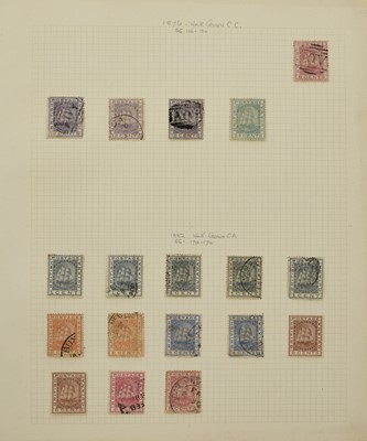 Lot 329 - British Guiana collection of mint and used stamps on album pages 1876-1939; some duplication. High catalogue value.