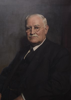 Lot 160 - David Jagger (British 1891-1958) Portrait of Mark Brickhill, Winterbottom's Book Cloth Company