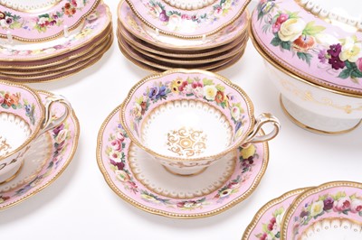 Lot 7 - A Ridgway 'Savoy' tea service, circa 1835-40