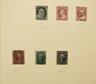 Lot 332 - USA, 1857-1970s used collection (a few mint) in red album